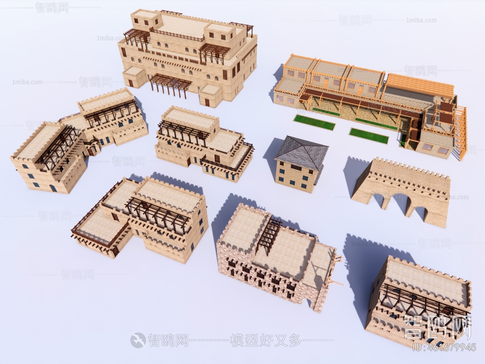 Chinese Style Architectural Bird's-eye View Planning