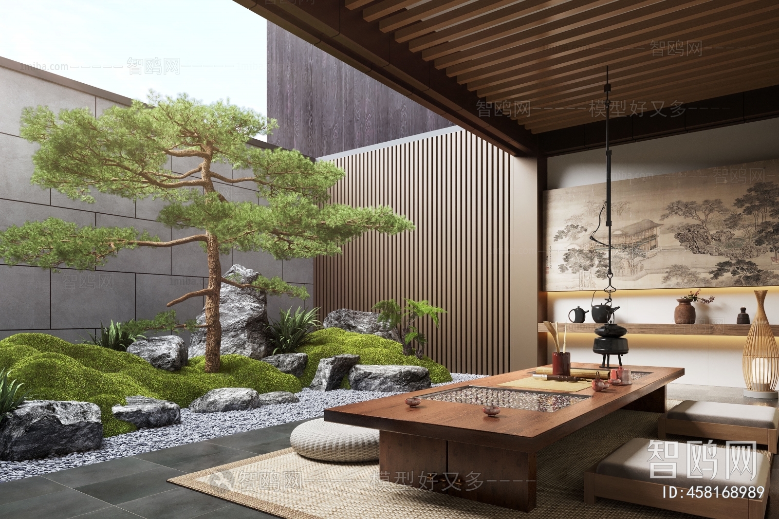 New Chinese Style Courtyard/landscape