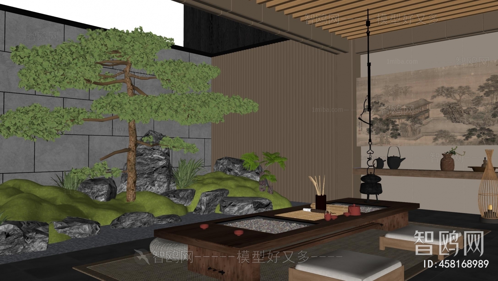 New Chinese Style Courtyard/landscape