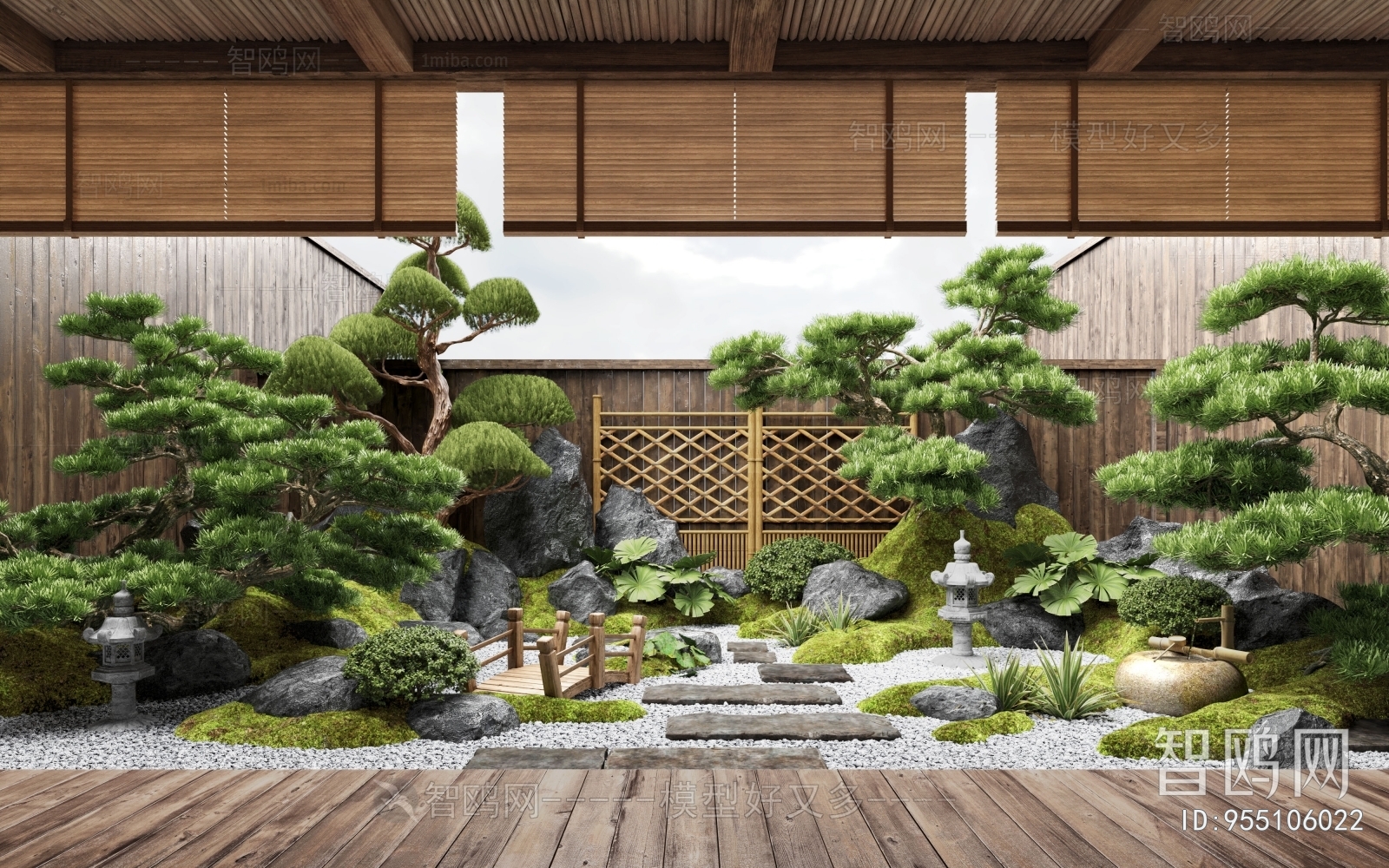 New Chinese Style Courtyard/landscape