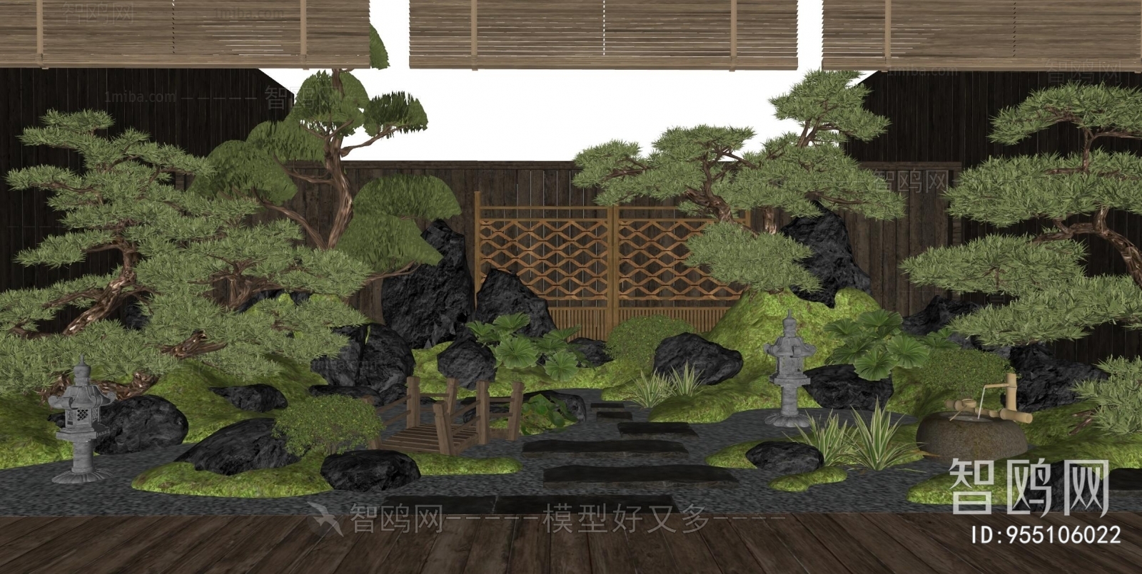 New Chinese Style Courtyard/landscape