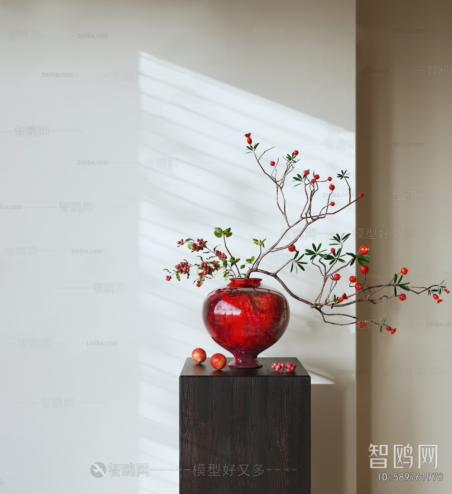 新中式花瓶花艺摆件