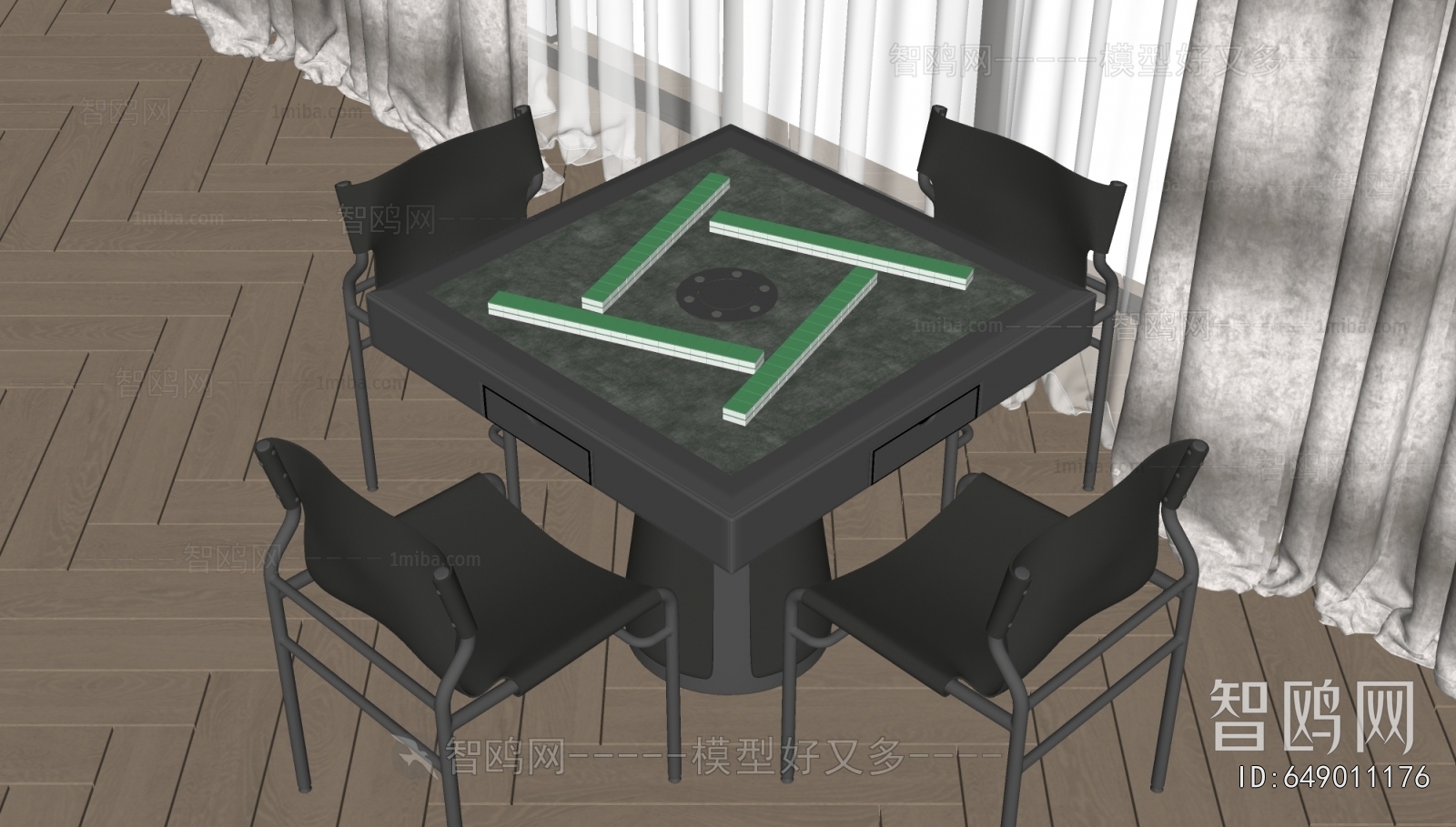 Modern Mahjong Tables And Chairs