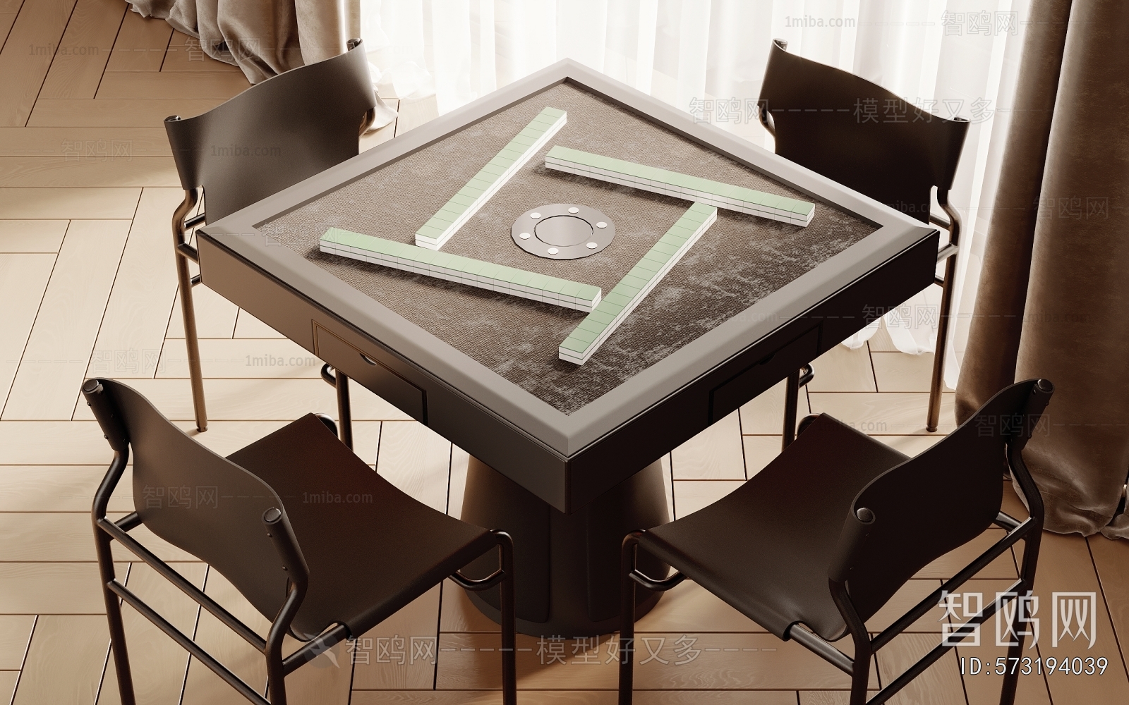 Modern Mahjong Tables And Chairs