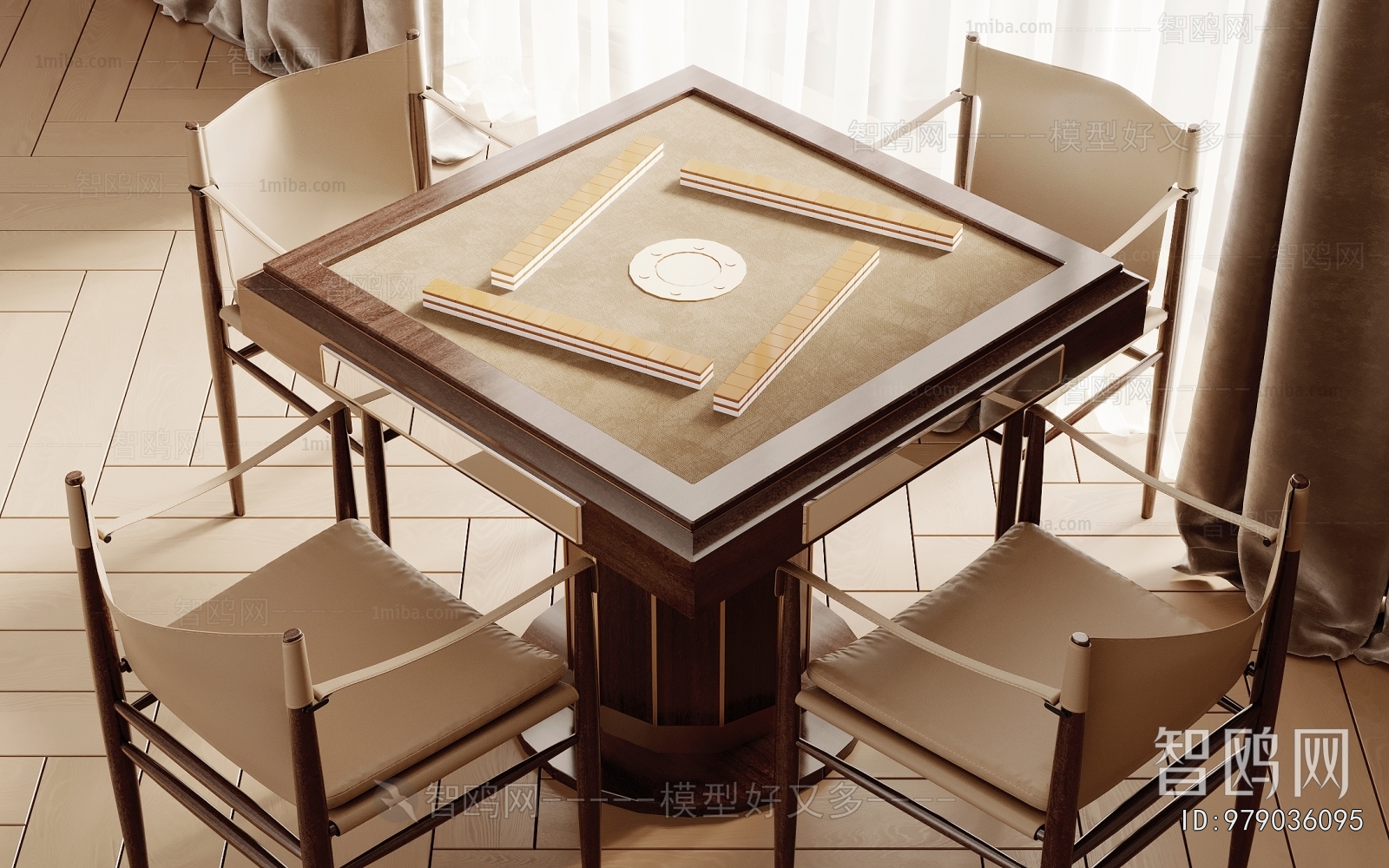 New Chinese Style Mahjong Tables And Chairs