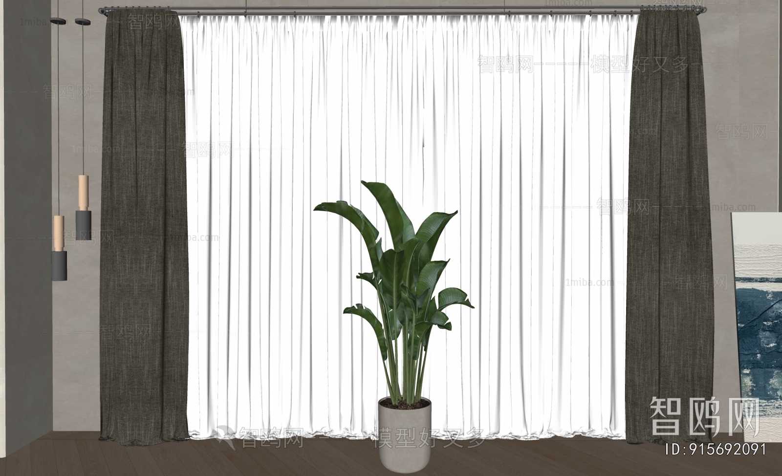 Modern The Curtain