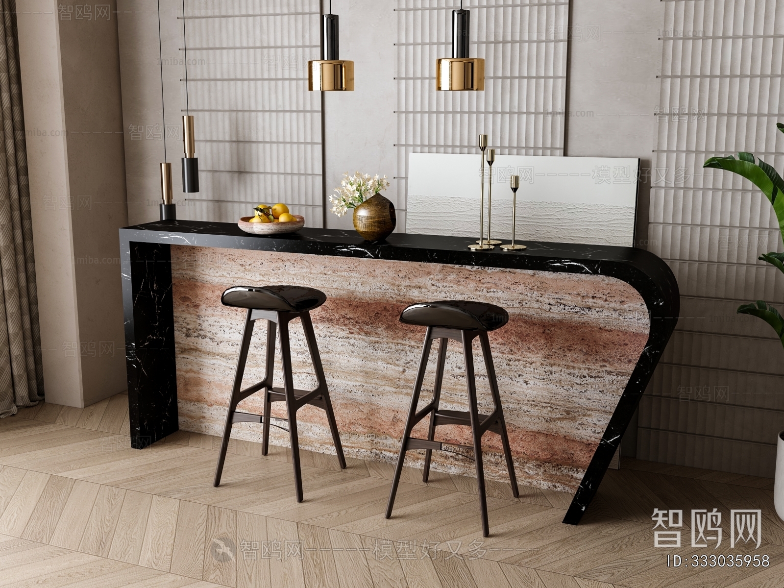 European Style Counter Bar