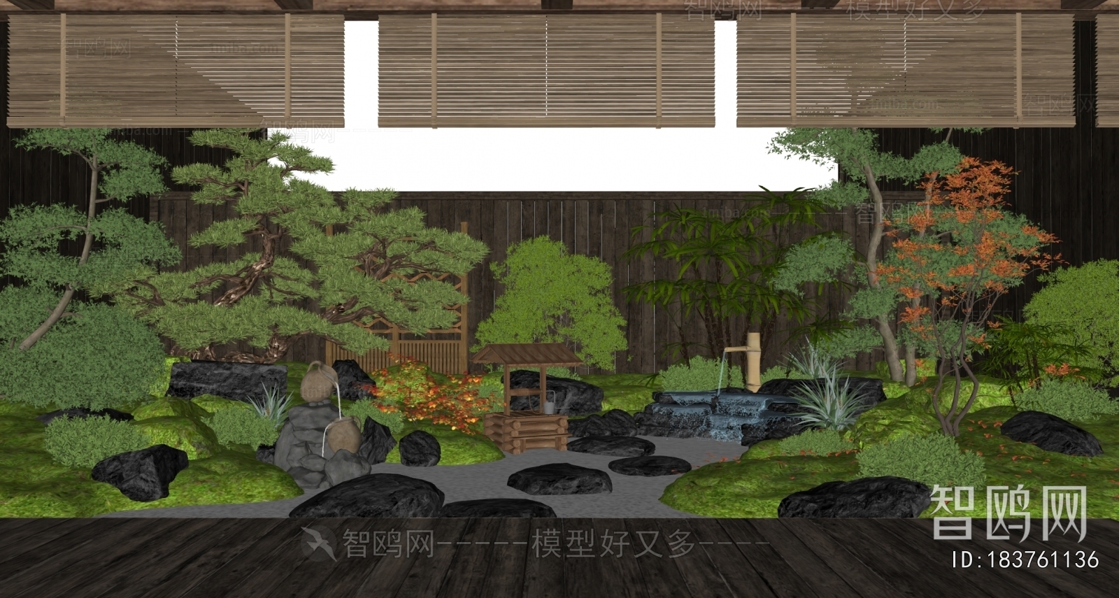 New Chinese Style Courtyard/landscape