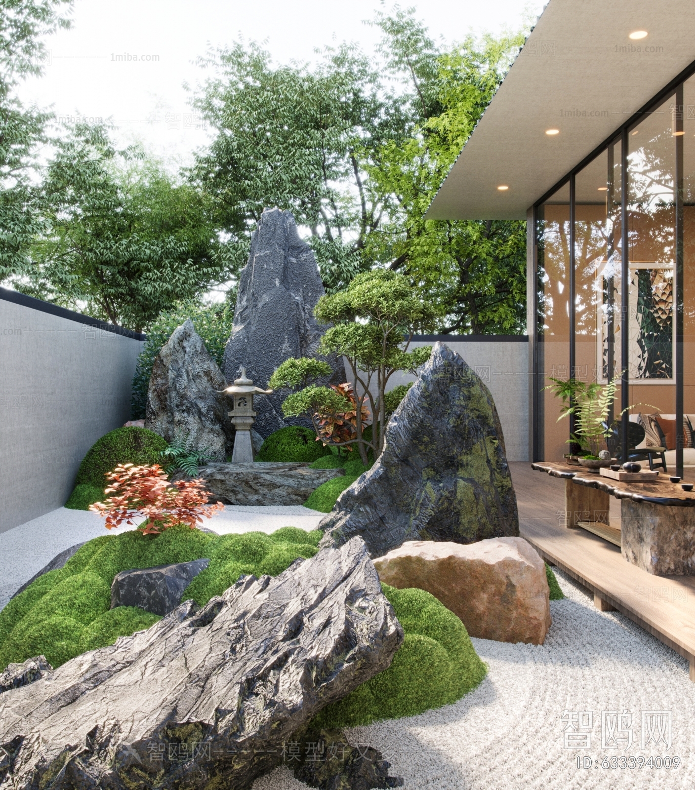 Modern Courtyard/landscape