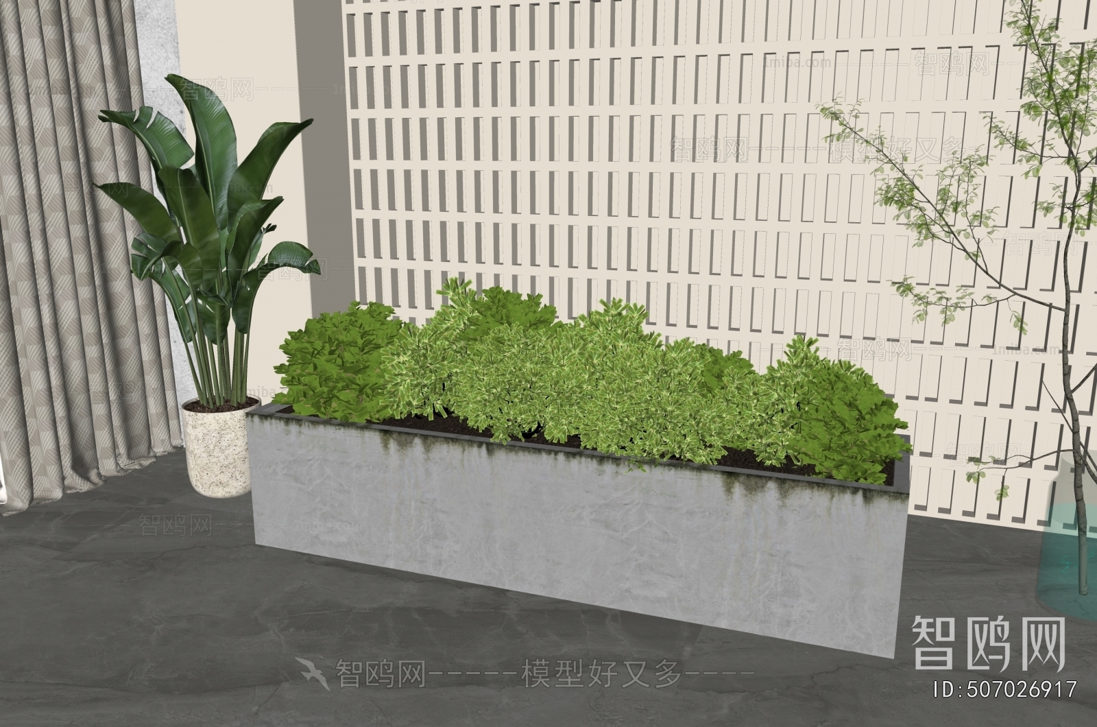 Modern Flower Bed, Flower Bowl, Flower Box