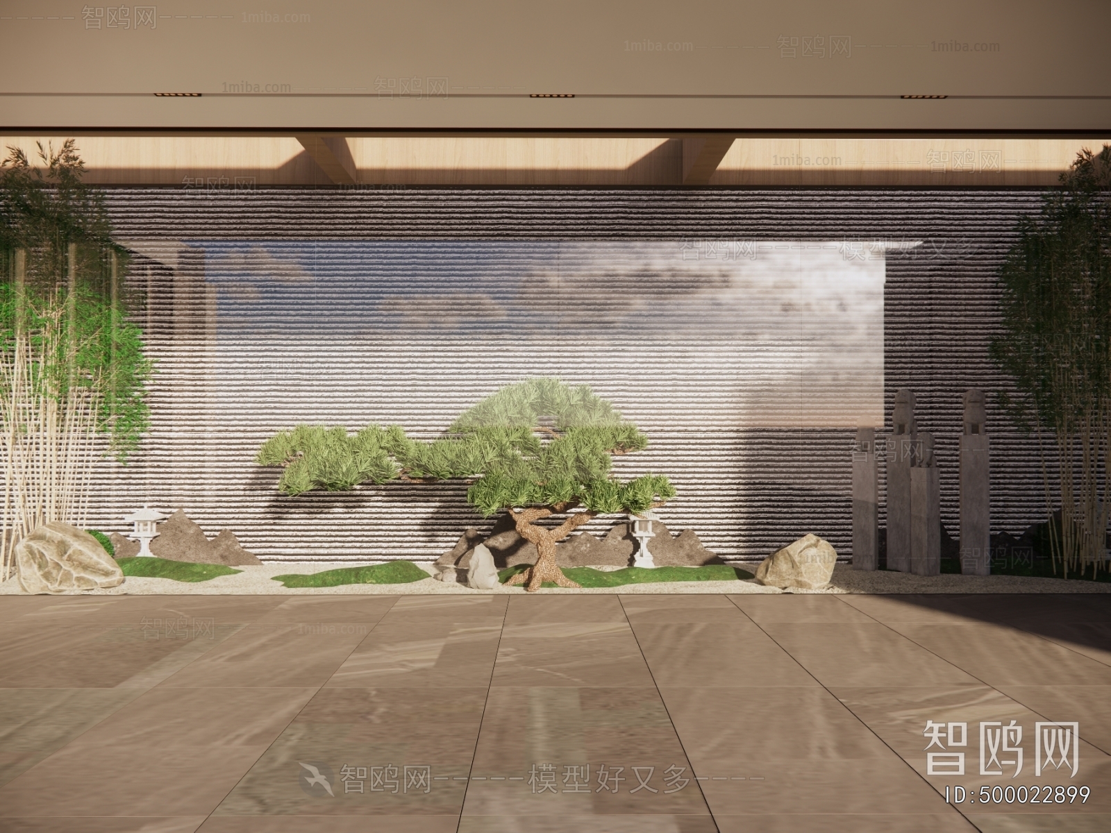 New Chinese Style Courtyard/landscape