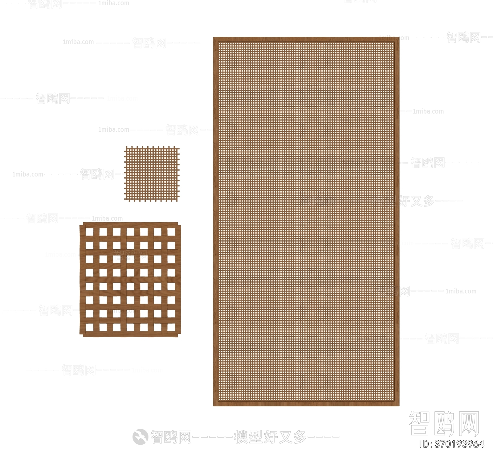 新中式竹编隔断