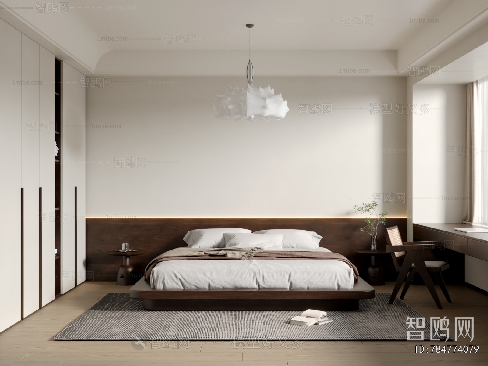 Wabi-sabi Style Bedroom