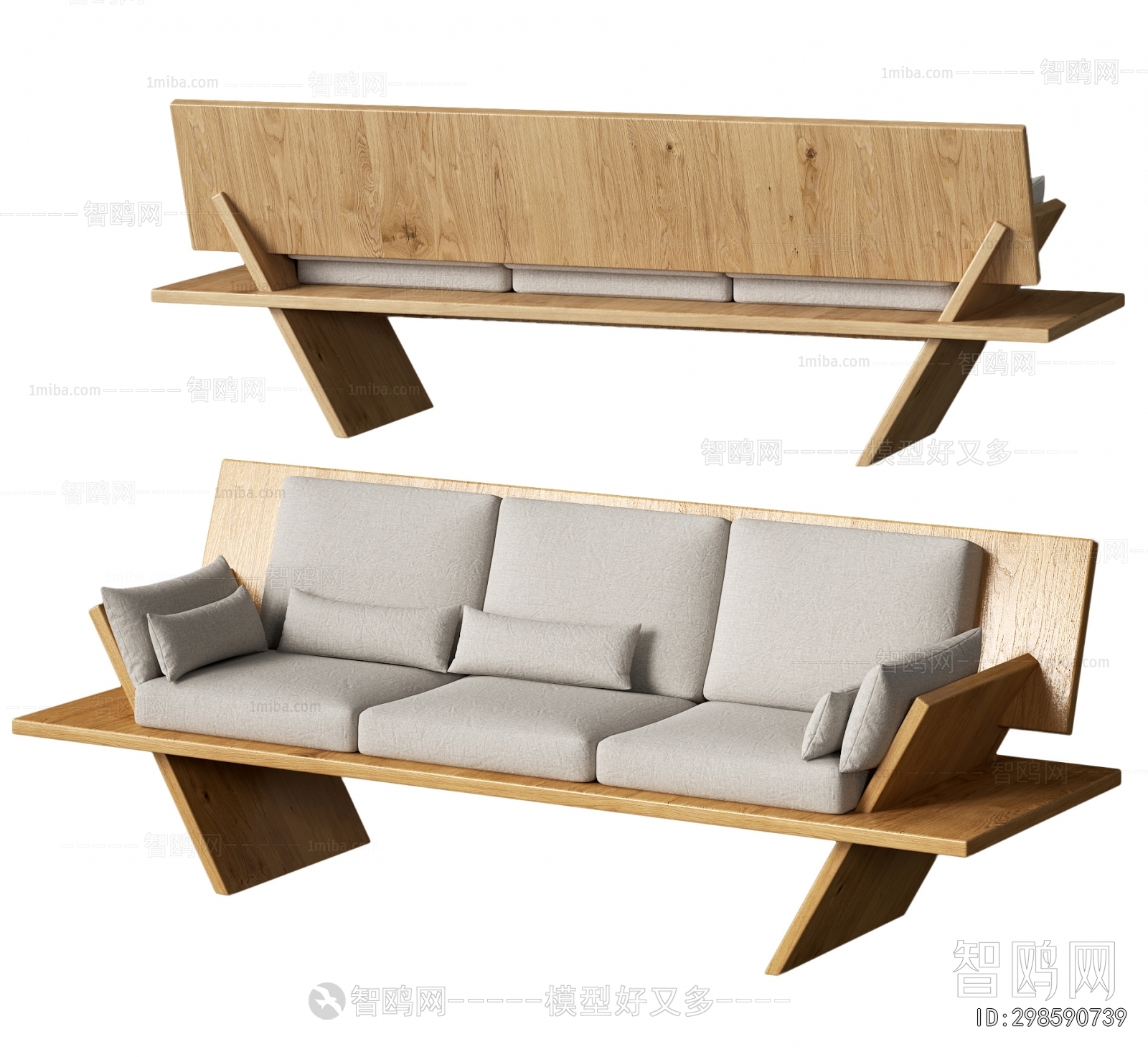 Modern Three-seat Sofa