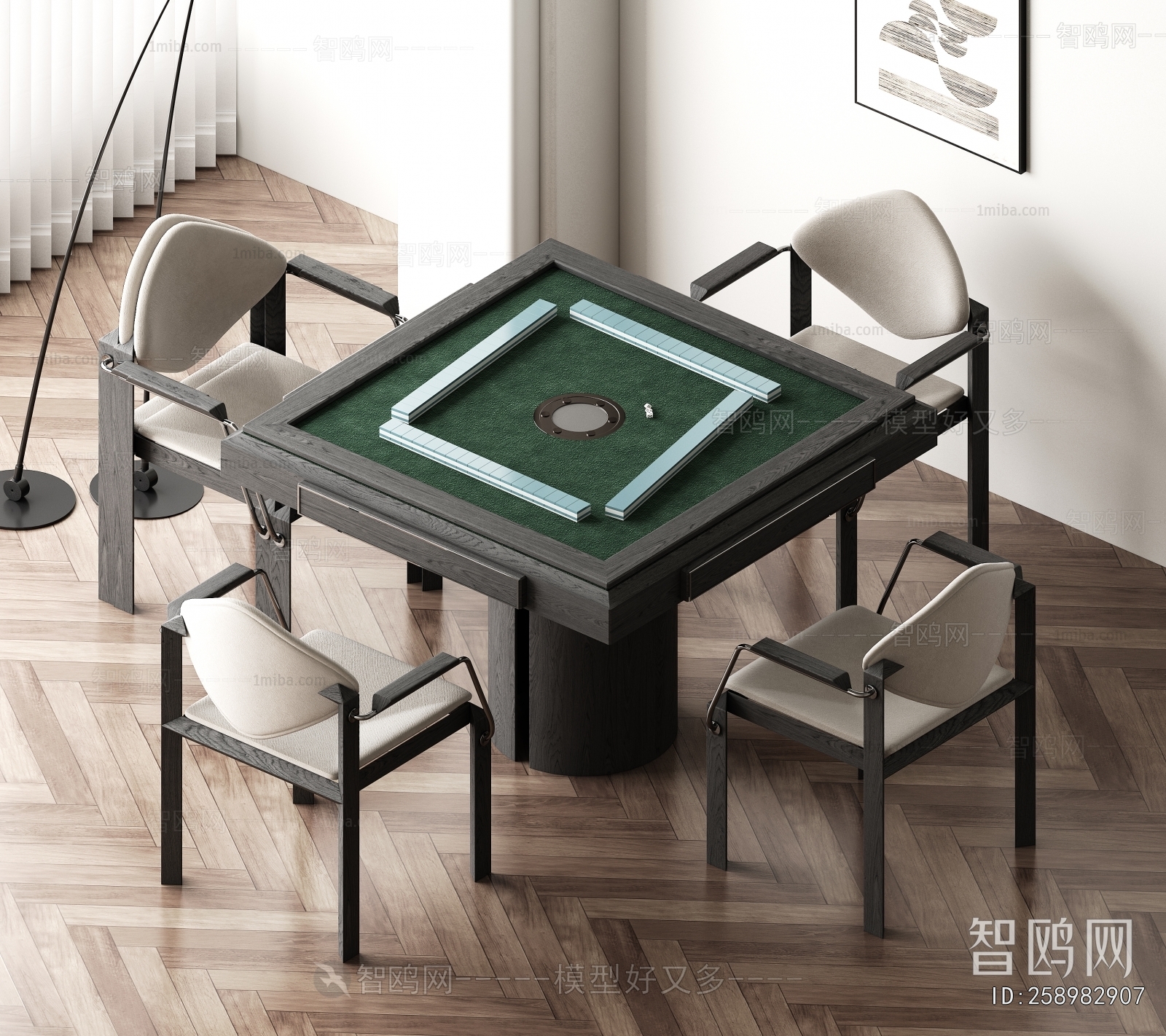 Modern Mahjong Tables And Chairs