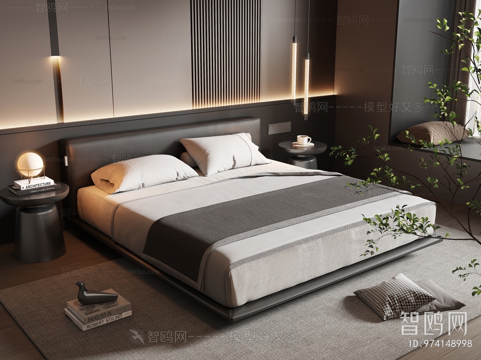 Modern Double Bed