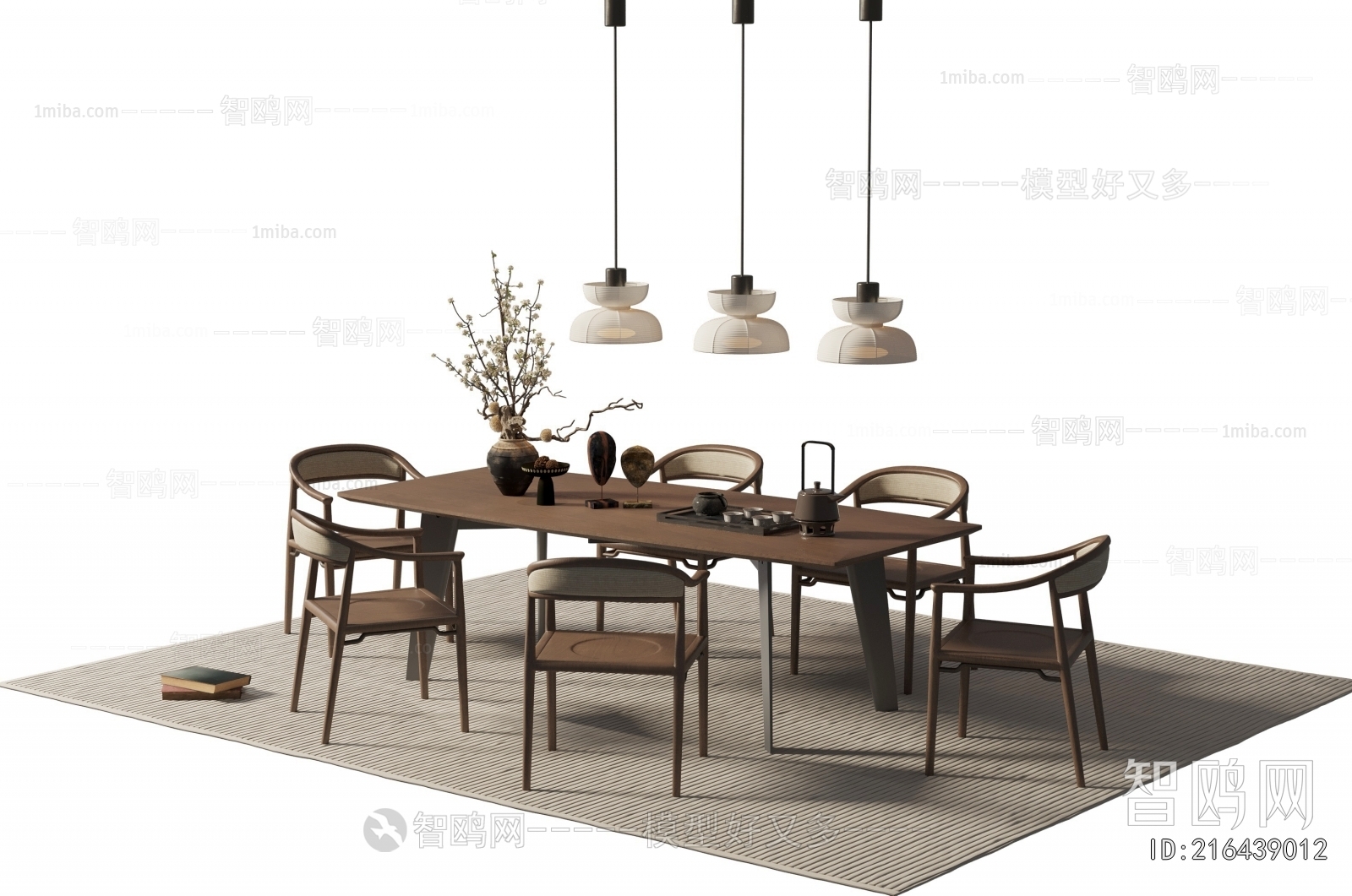 New Chinese Style Dining Table And Chairs