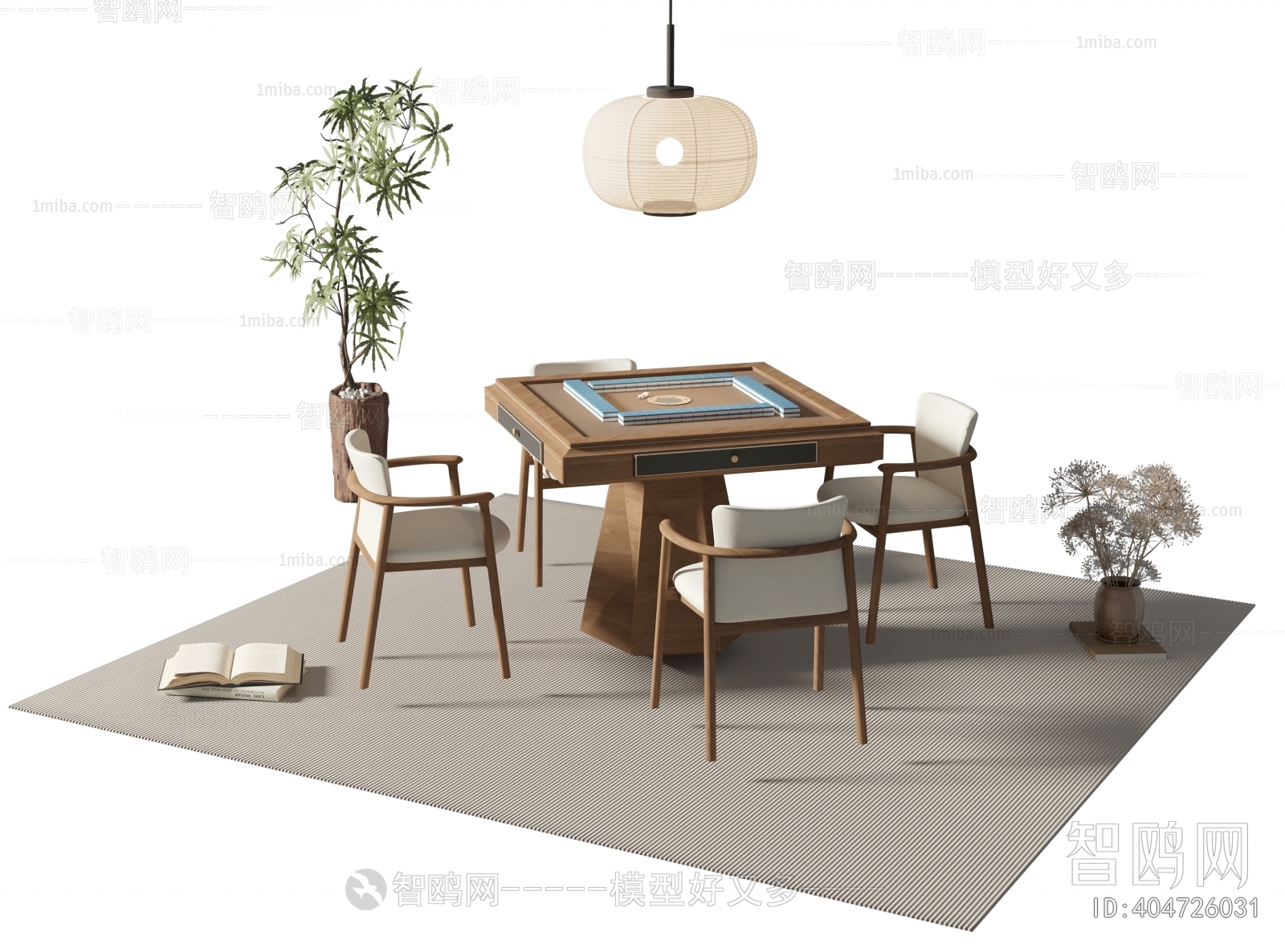 Modern Mahjong Tables And Chairs