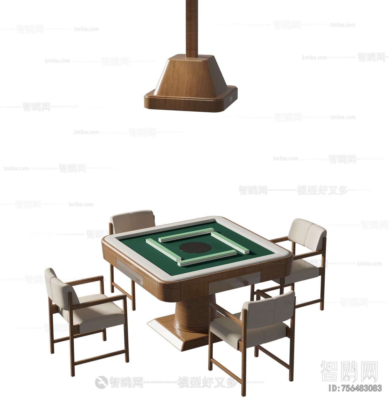 Modern Mahjong Tables And Chairs