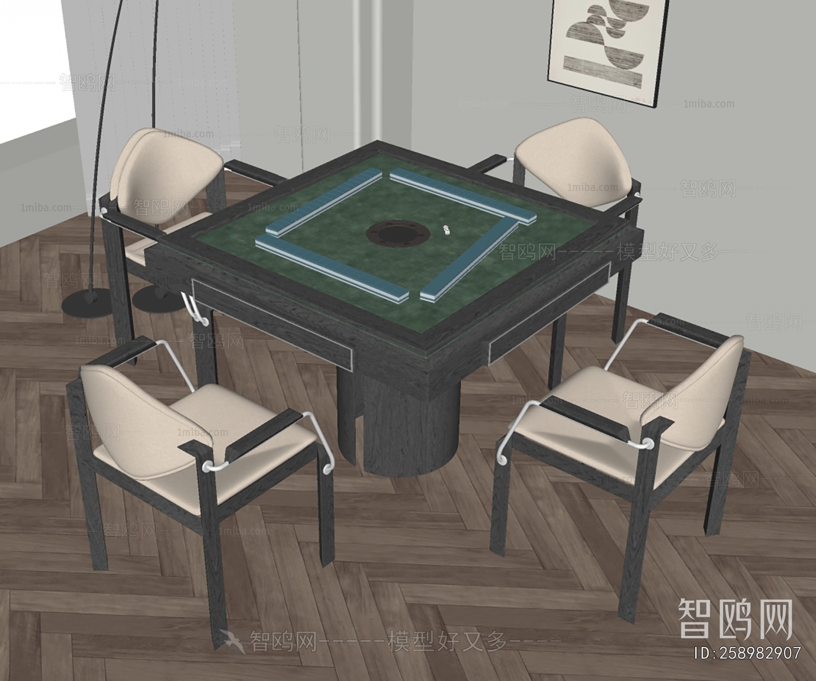 Modern Mahjong Tables And Chairs