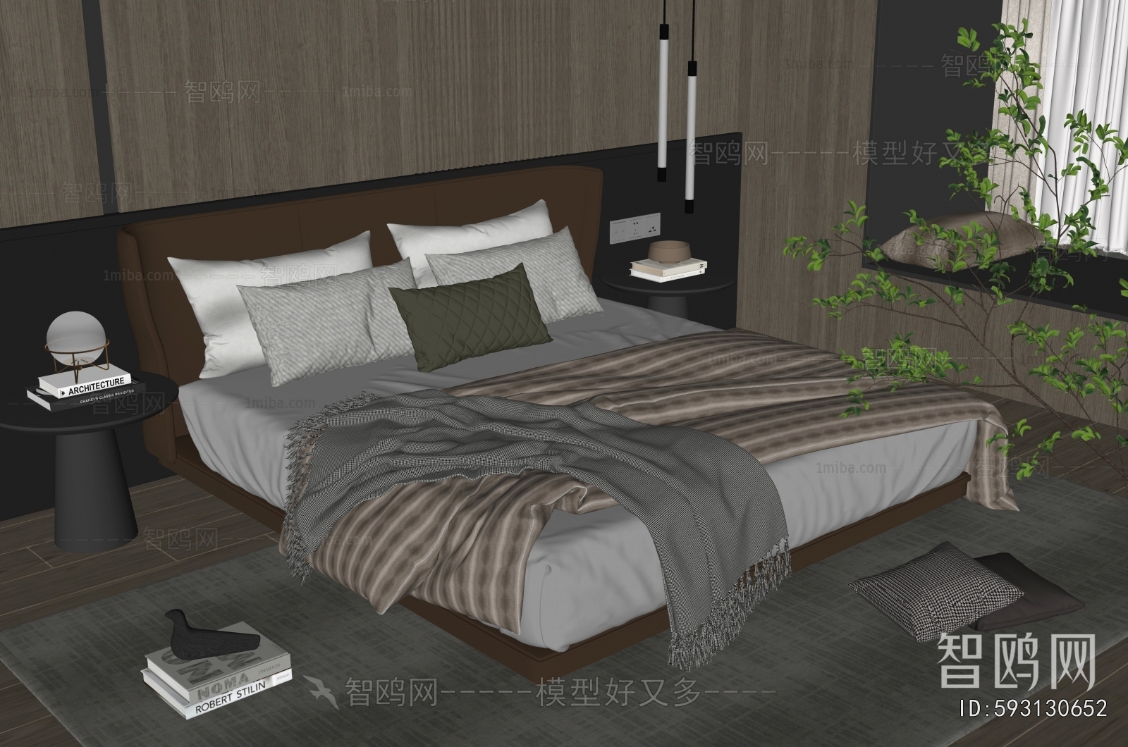 Modern Double Bed