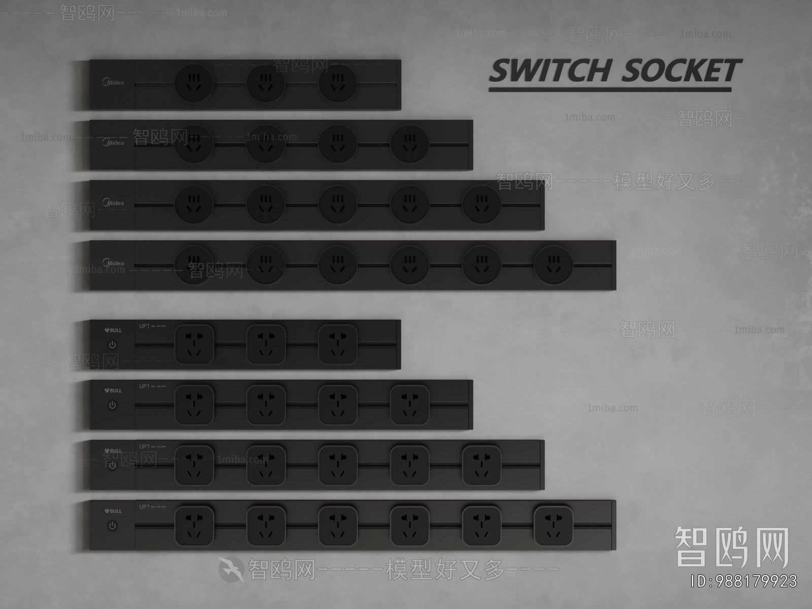 Modern Switch Socket Panel