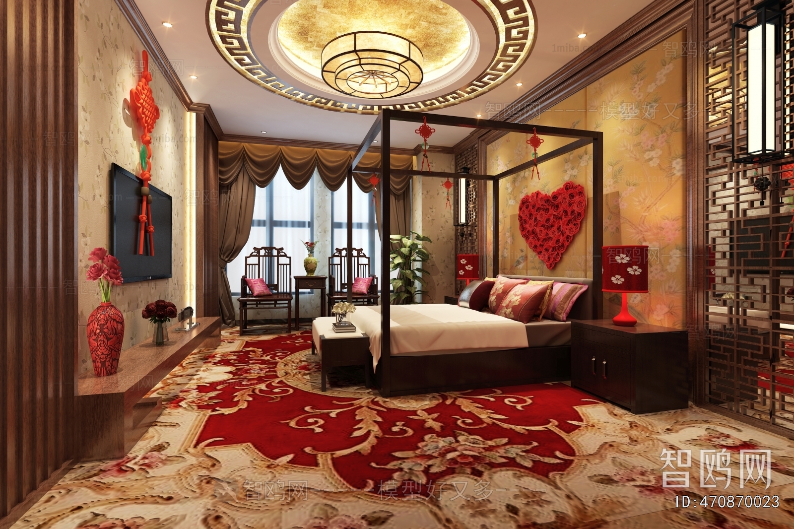 Chinese Style Guest Room