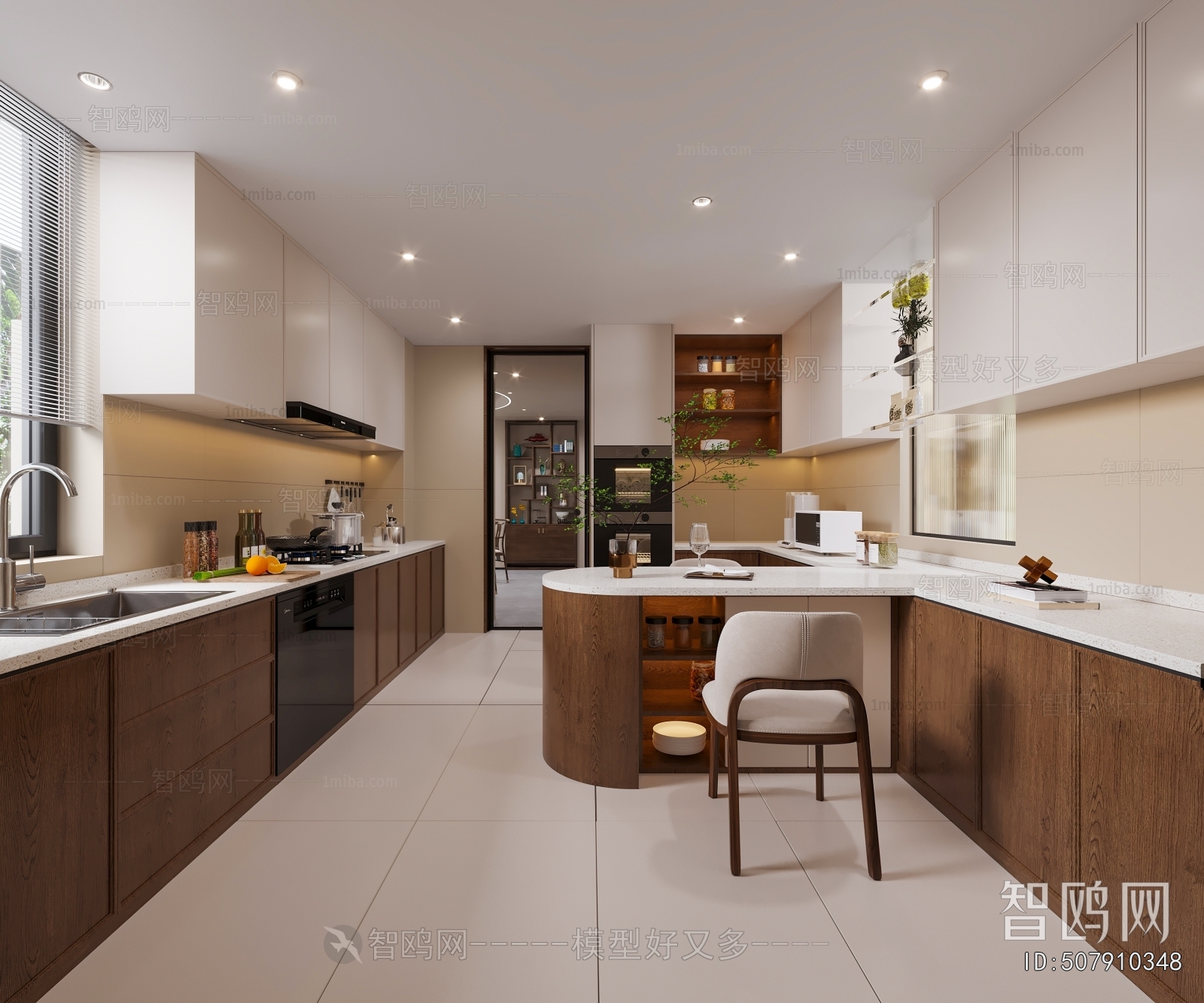 Modern Open Kitchen