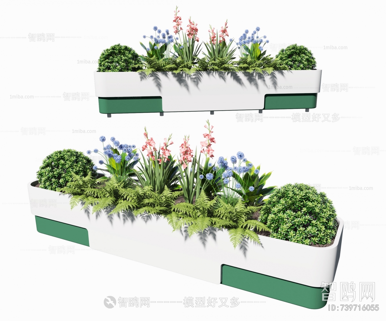 Modern Flower Bed, Flower Bowl, Flower Box