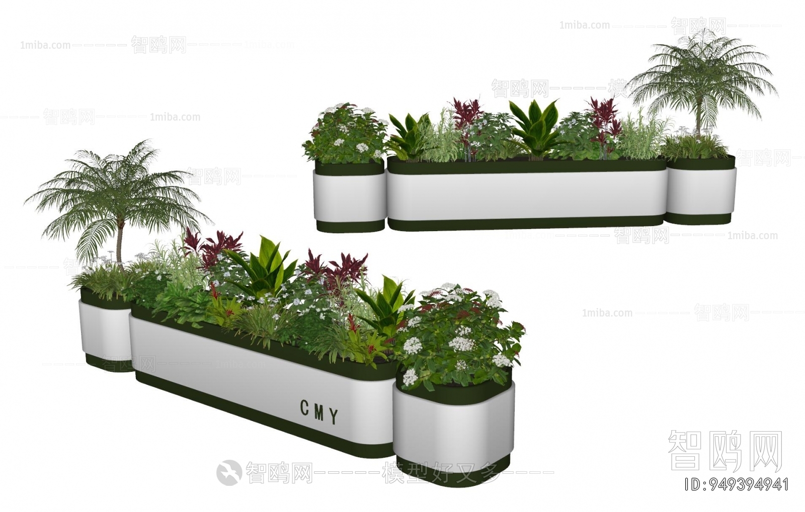 Modern Flower Bed, Flower Bowl, Flower Box