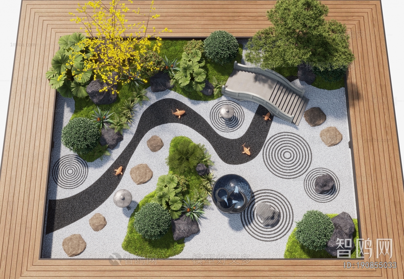 New Chinese Style Courtyard/landscape