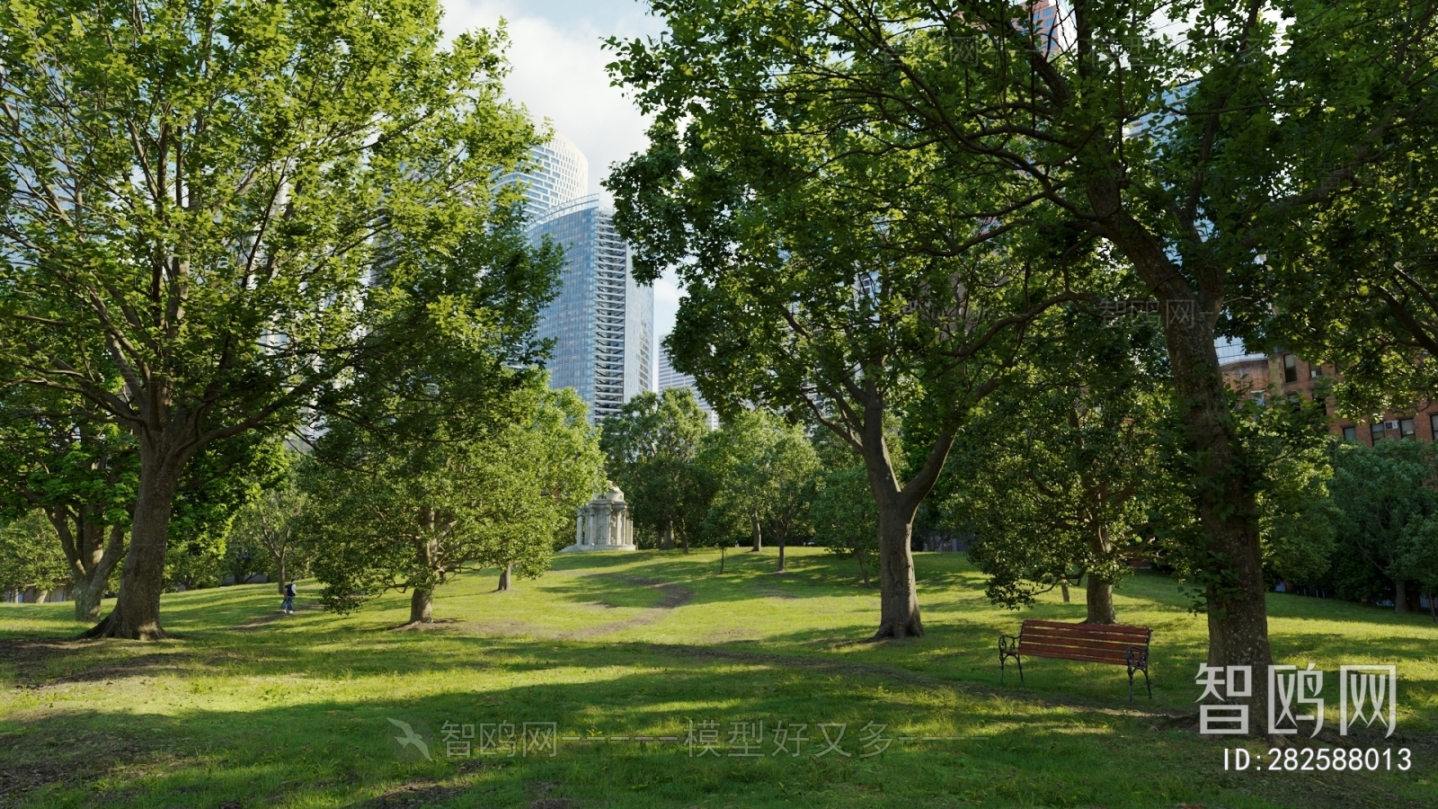 Modern Park Landscape