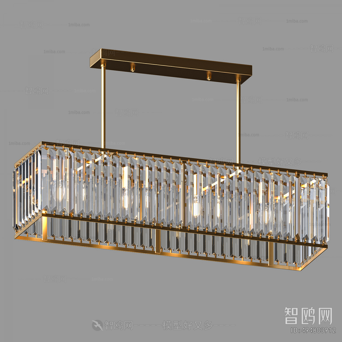 Modern Long Chandelier