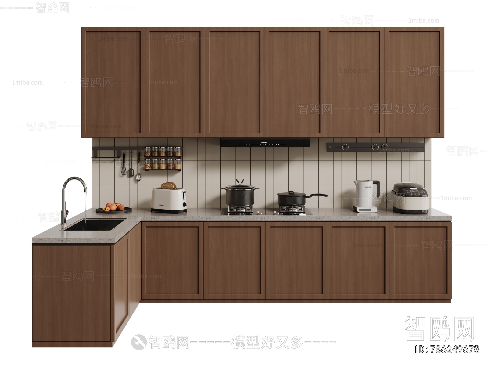 French Style Kitchen Cabinet