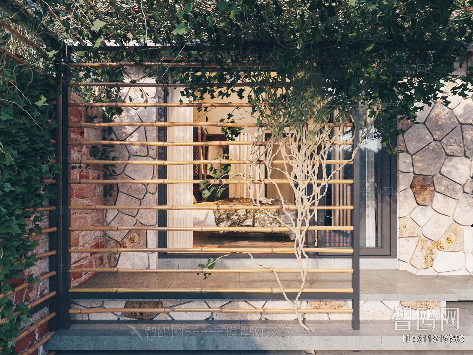 Modern Courtyard/landscape