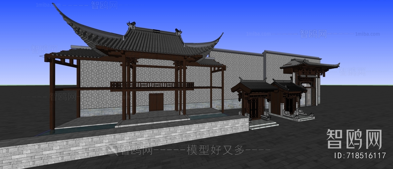 Chinese Style Facade Element