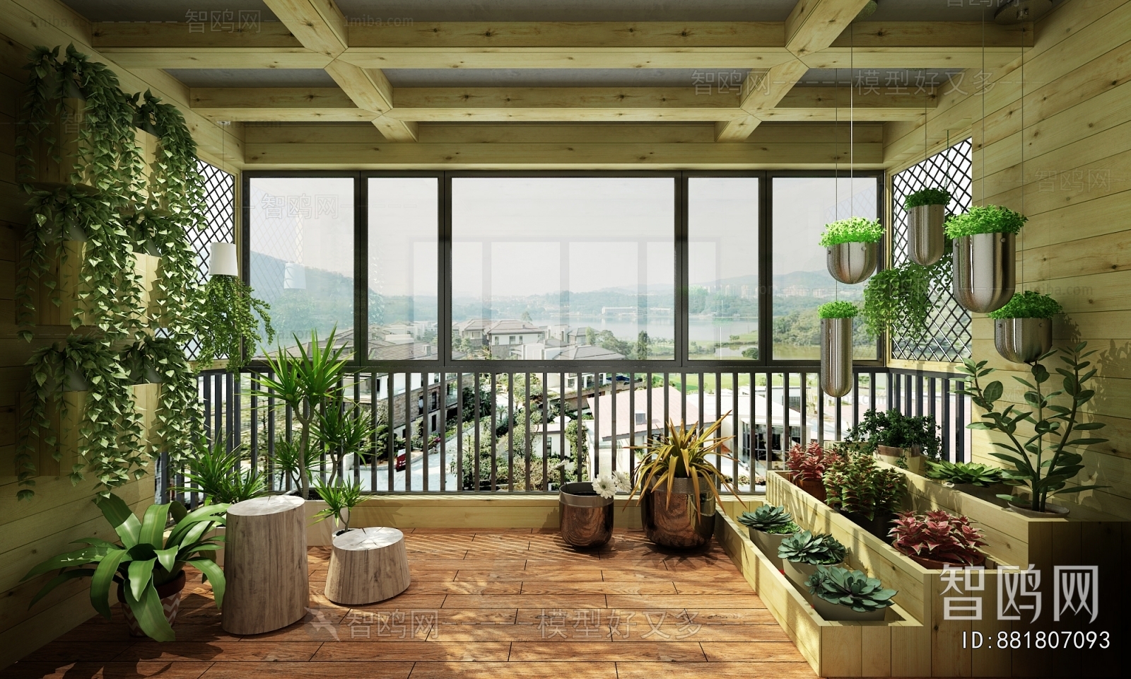 Southeast Asian Style Leisure Balcony