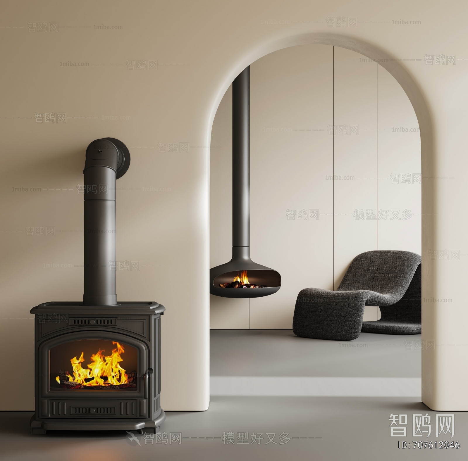 Modern Fireplace