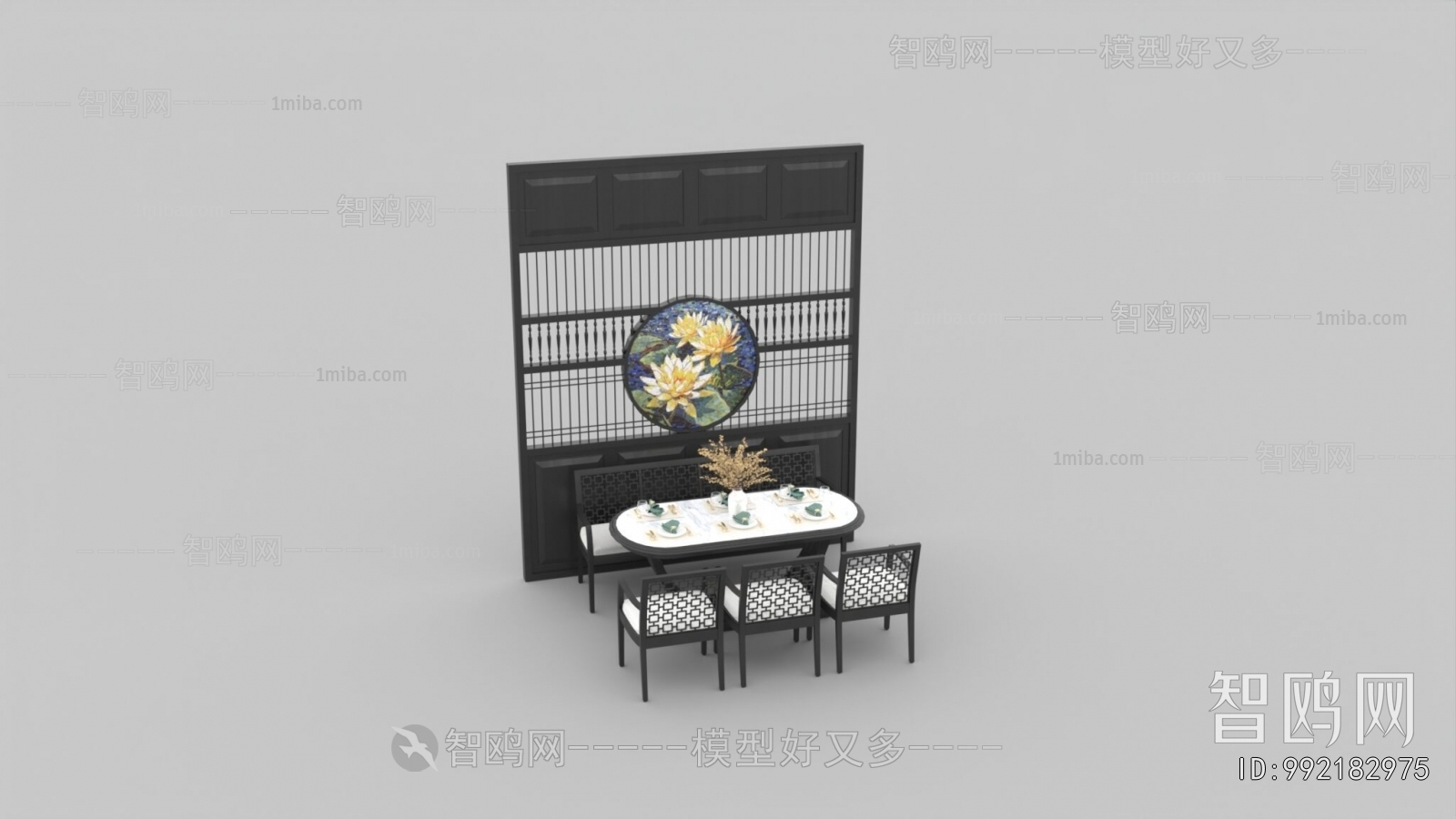 Chinese Style Dining Table And Chairs