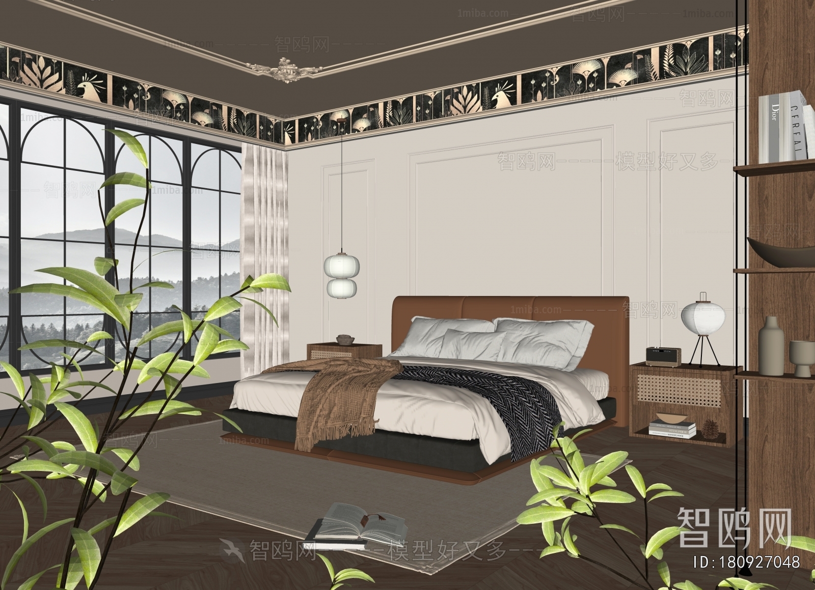 Wabi-sabi Style Bedroom