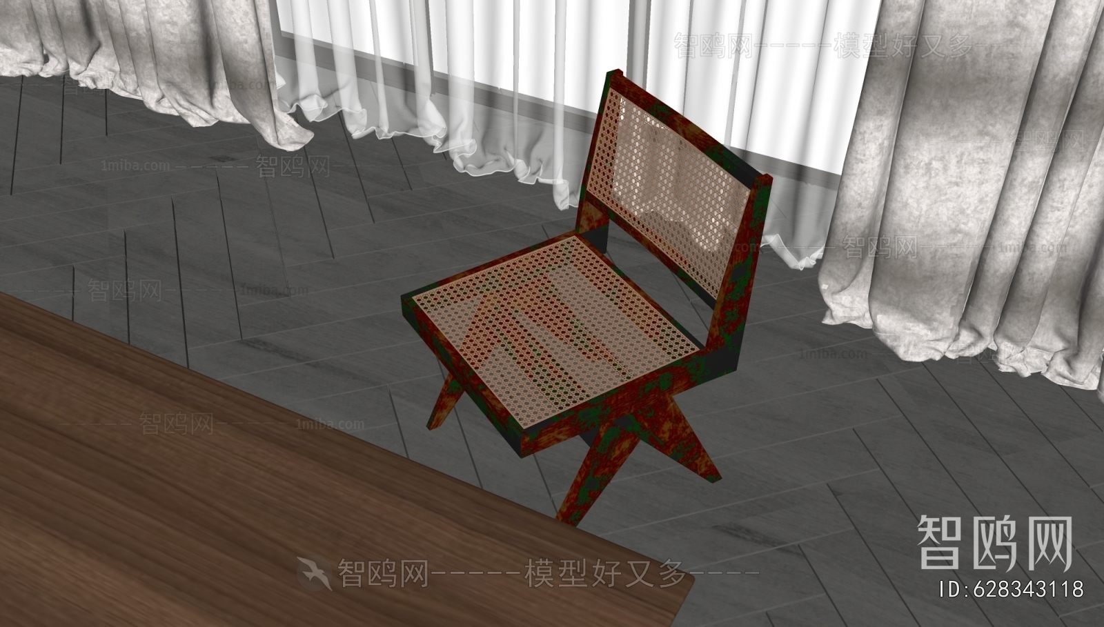 Wabi-sabi Style Lounge Chair