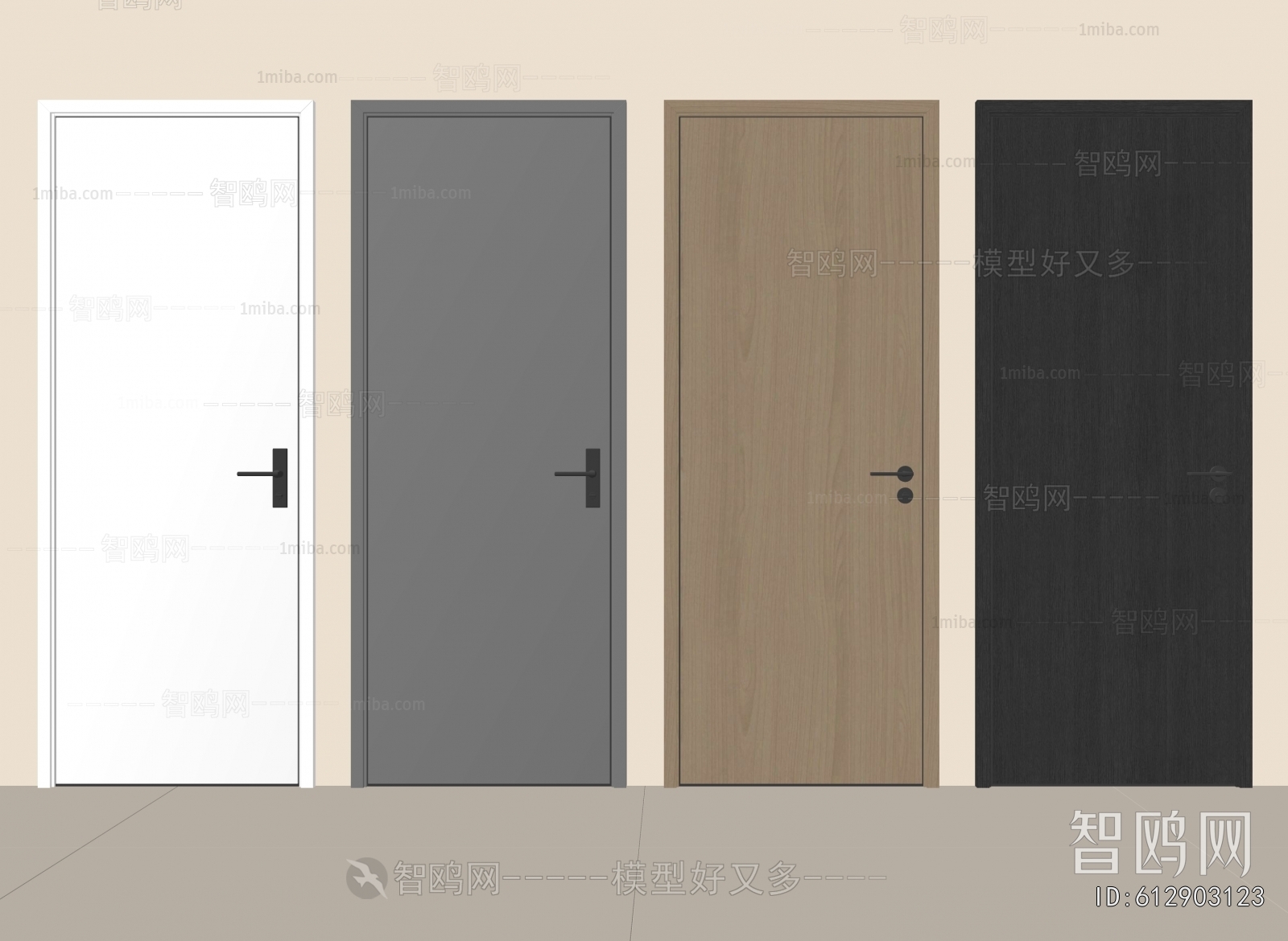 Modern Single Door