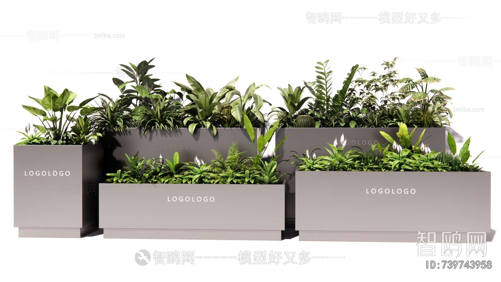 Modern Flower Bed, Flower Bowl, Flower Box