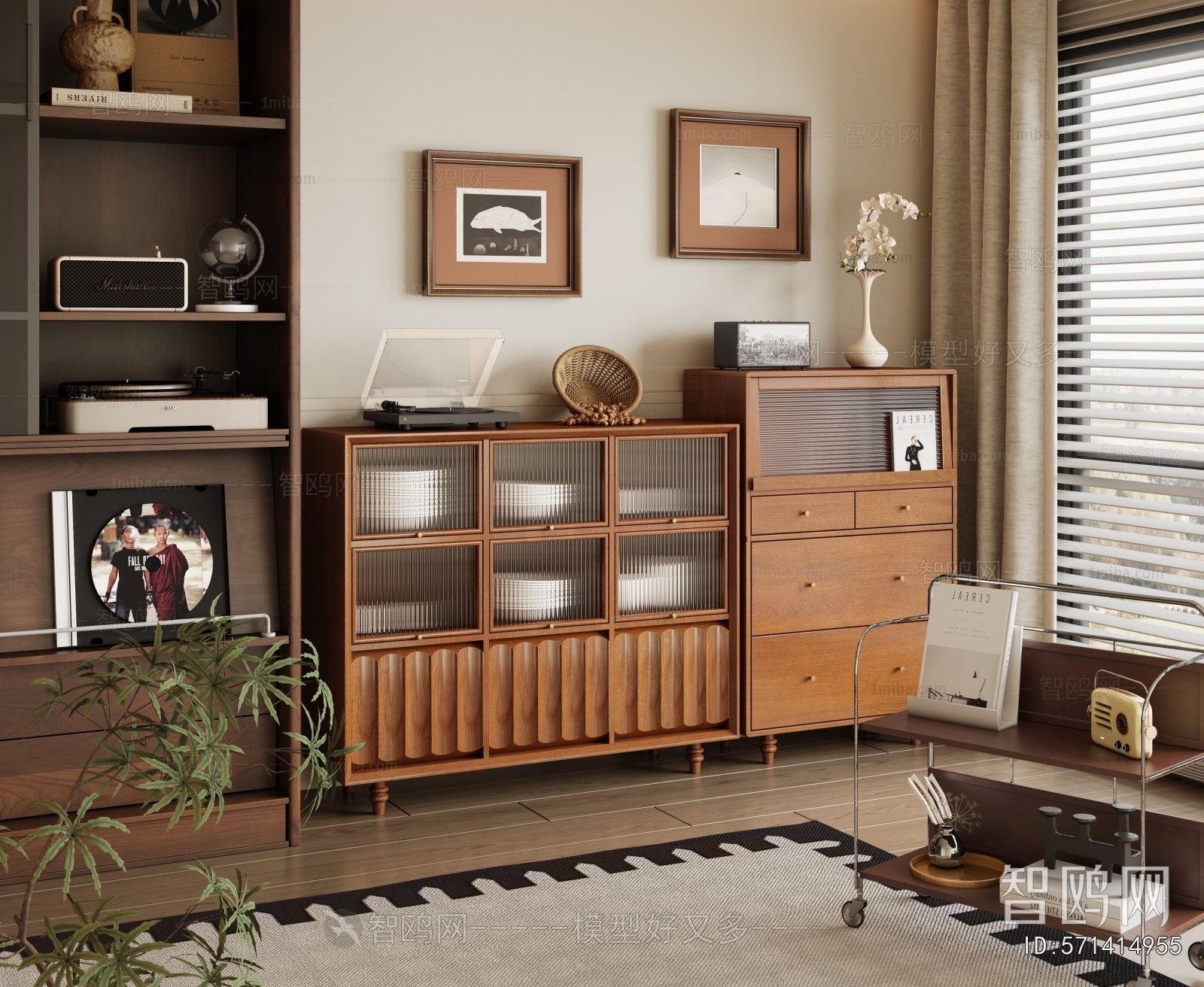 Wabi-sabi Style Sideboard