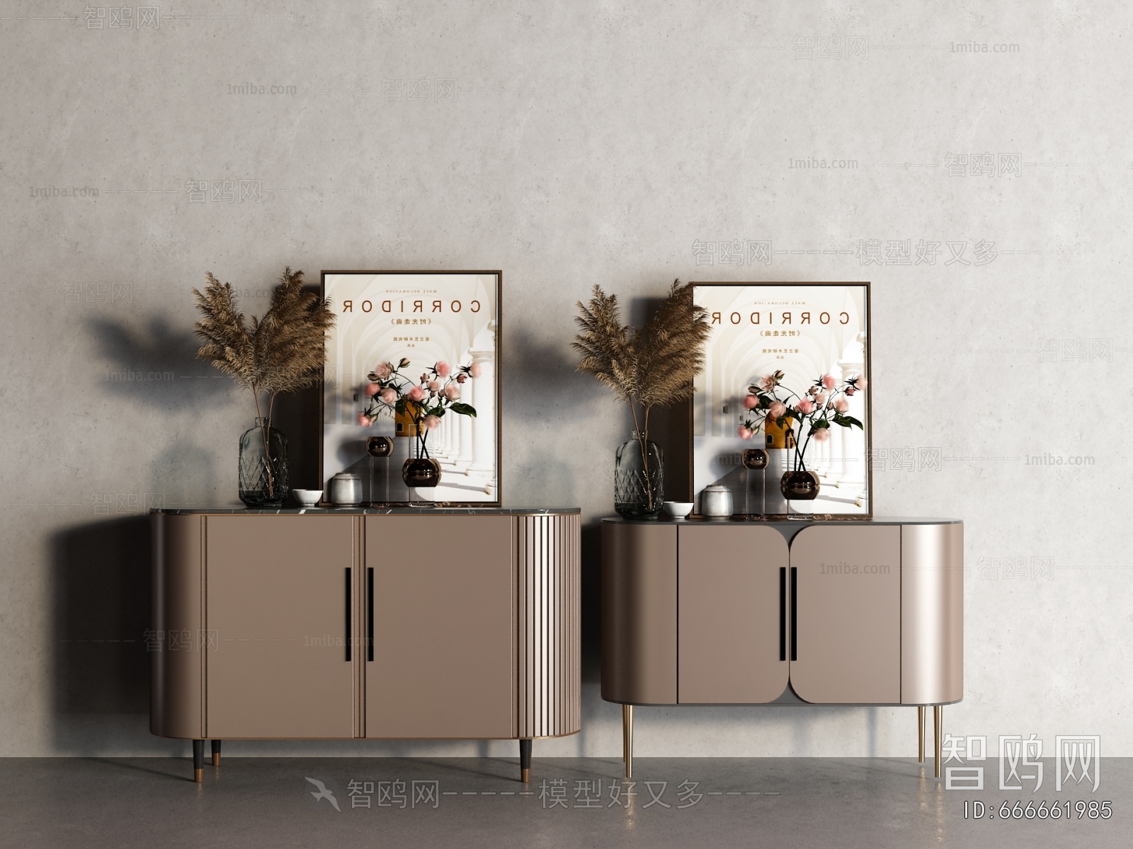 Modern Side Cabinet/Entrance Cabinet