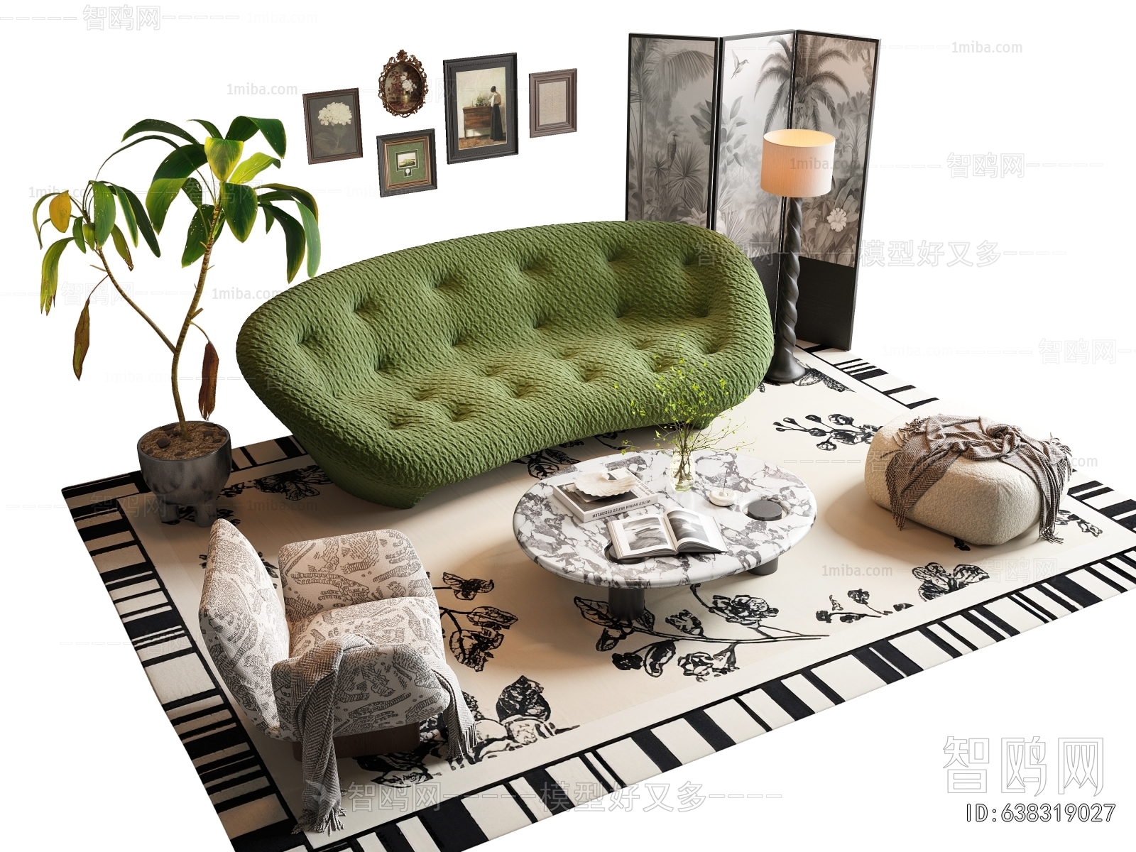 French Style Sofa Combination