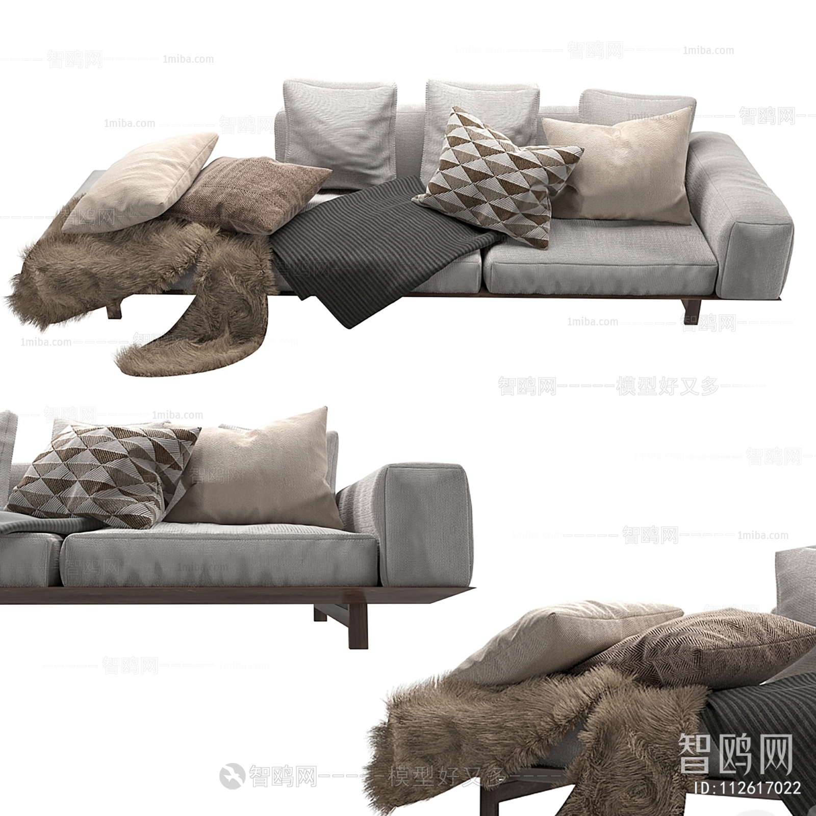 Modern Three-seat Sofa