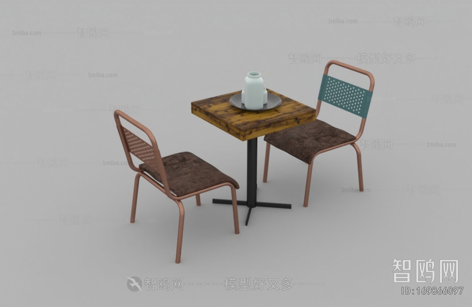 Wabi-sabi Style Dining Table And Chairs