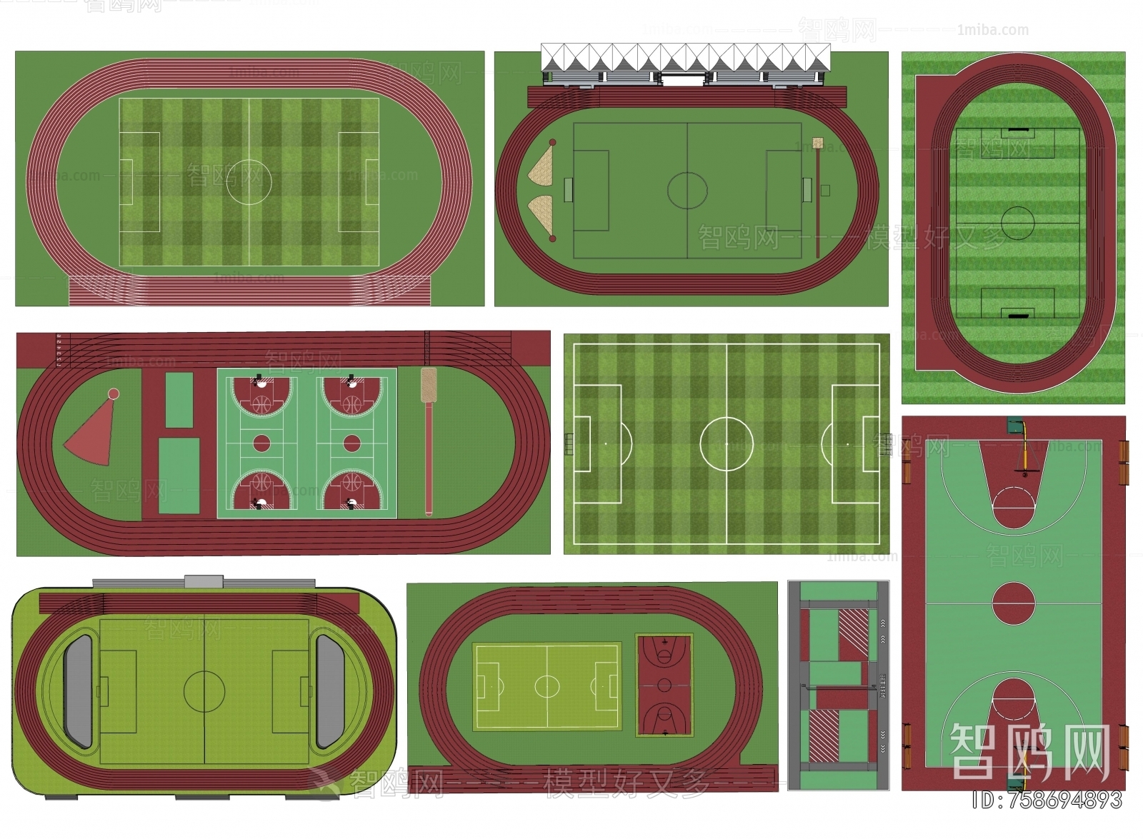 Modern Outdoor Sports Stadium