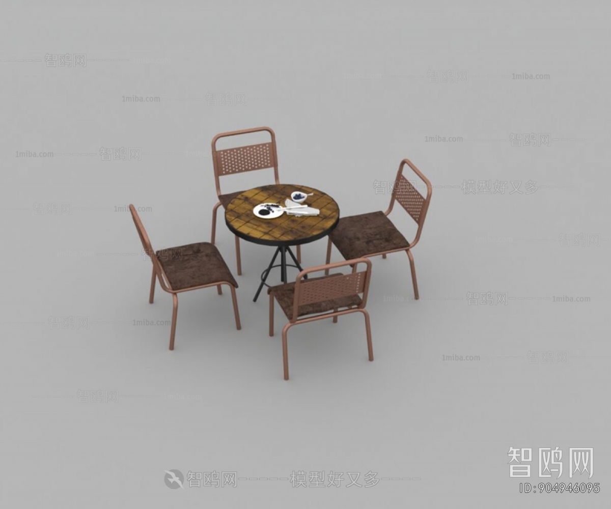 Retro Style Dining Table And Chairs